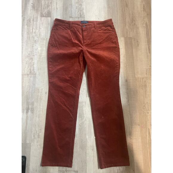 Talbots stretch  corduroy straight leg pants size 14 - Picture 11 of 12